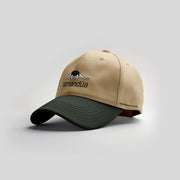 Cap 5-Panel Beige & Green