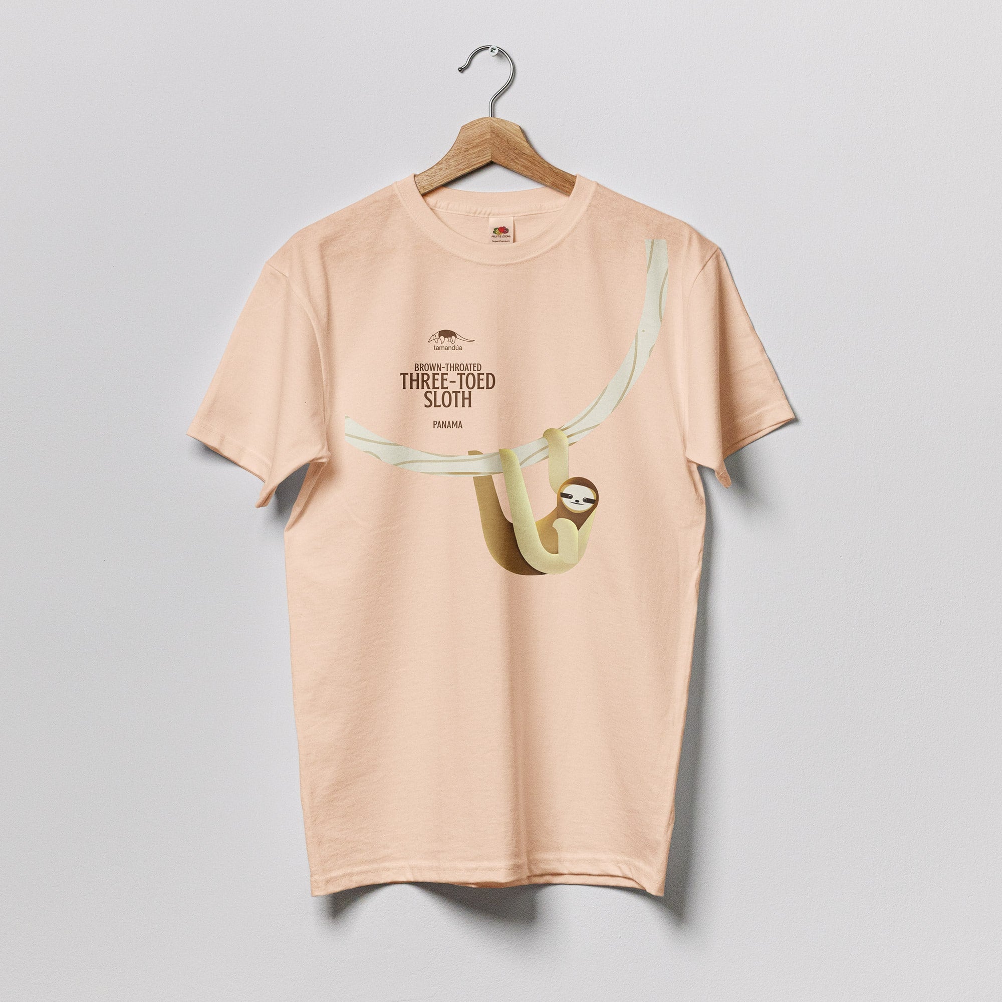 T-shirt Woman Three Toed Sloth